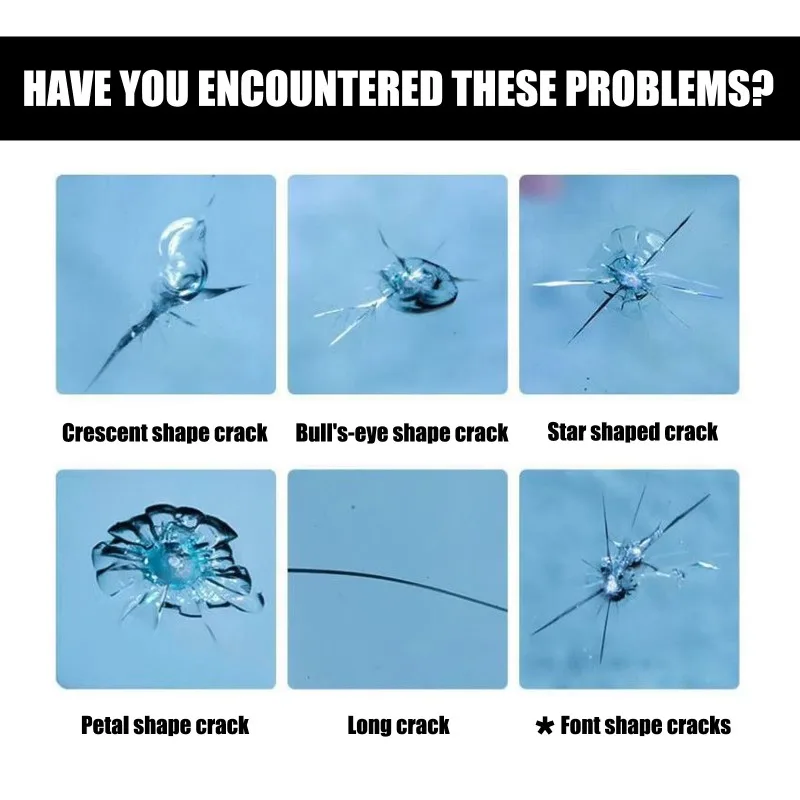 Windshield Crack Repair Fluid  - огляд і ціна Glass Break Detector