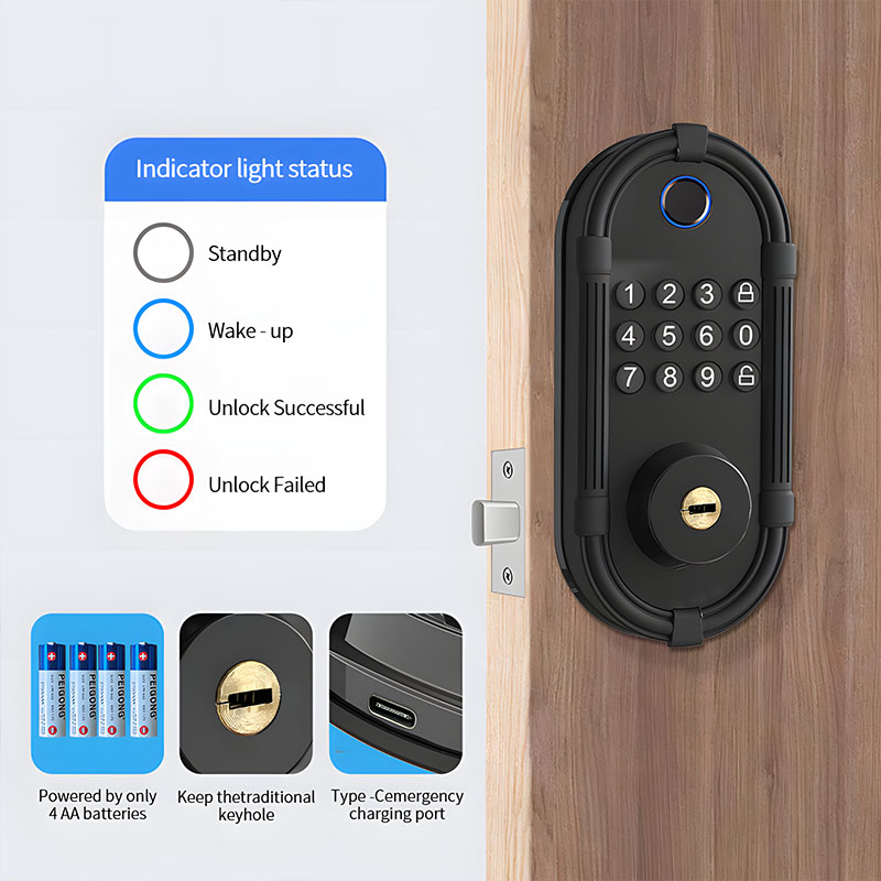 Tuya System Smart Electronic F - огляд і ціна Home Security Lock System