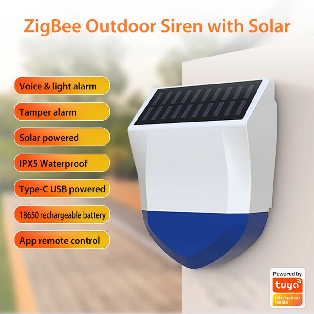 Tuya Smart Zigbee/Wifi Siren A - огляд і ціна Alarm Siren Outdoor