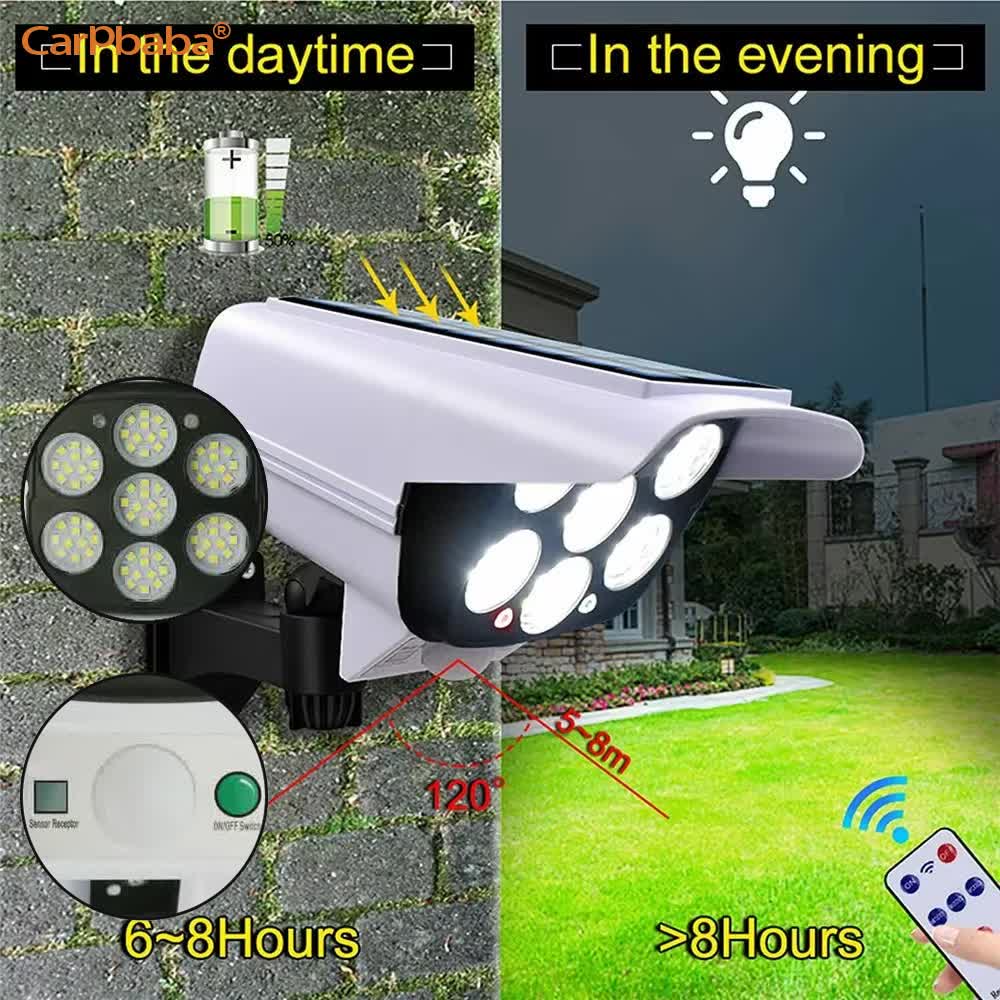 Outdoor Solar Light Motion Sen - огляд і ціна Home Security Flood Lights
