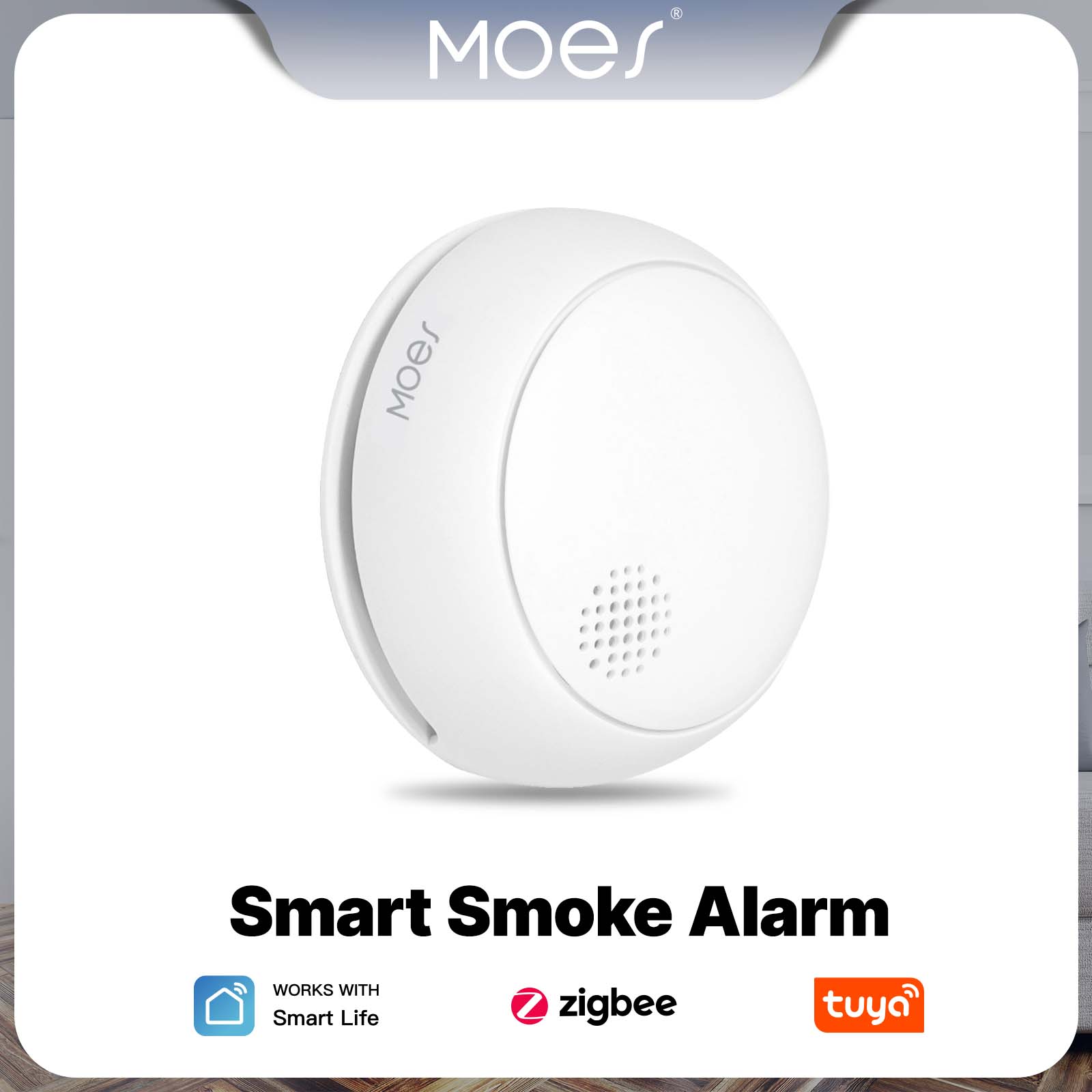 MOES ZigBee Smart Smoke Alarm  - огляд і ціна Home Security Guard